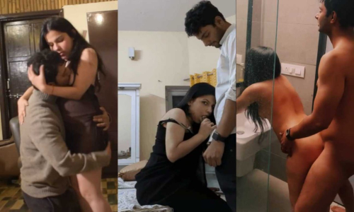 Naughty Rich Business Man Wife with Hotel Room Service Guy Asking him to Suck her Boobs Grabbing his Dick