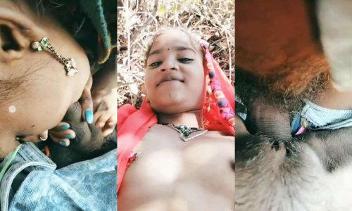 Village Girl Outdoor Sucking Dick Fucking