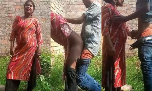 Bhabhi Outdoor Stand Fucking