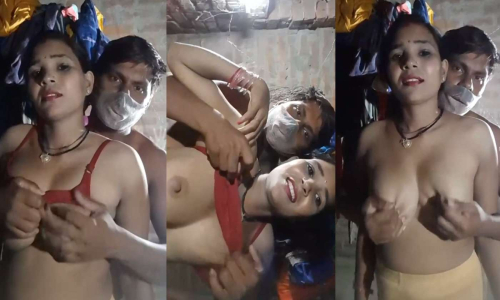 Village Couple Enjoying