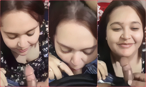 Beautiful Wife Giving Blowjob