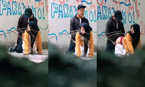 Hijab Girl Fuck Her Boyfriend On Road