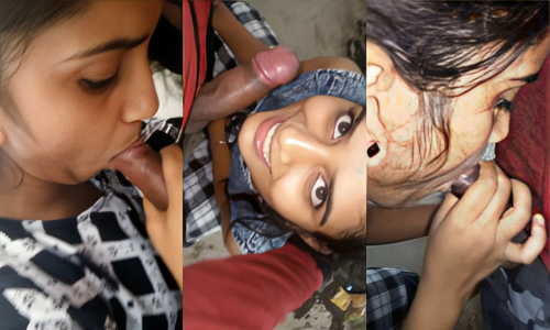 Sister First Time Sucking Cousin Brother Dick on Stairs And Saying